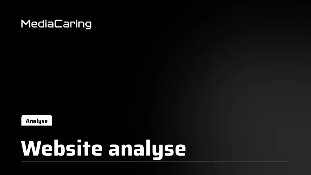 Website analyse van je website