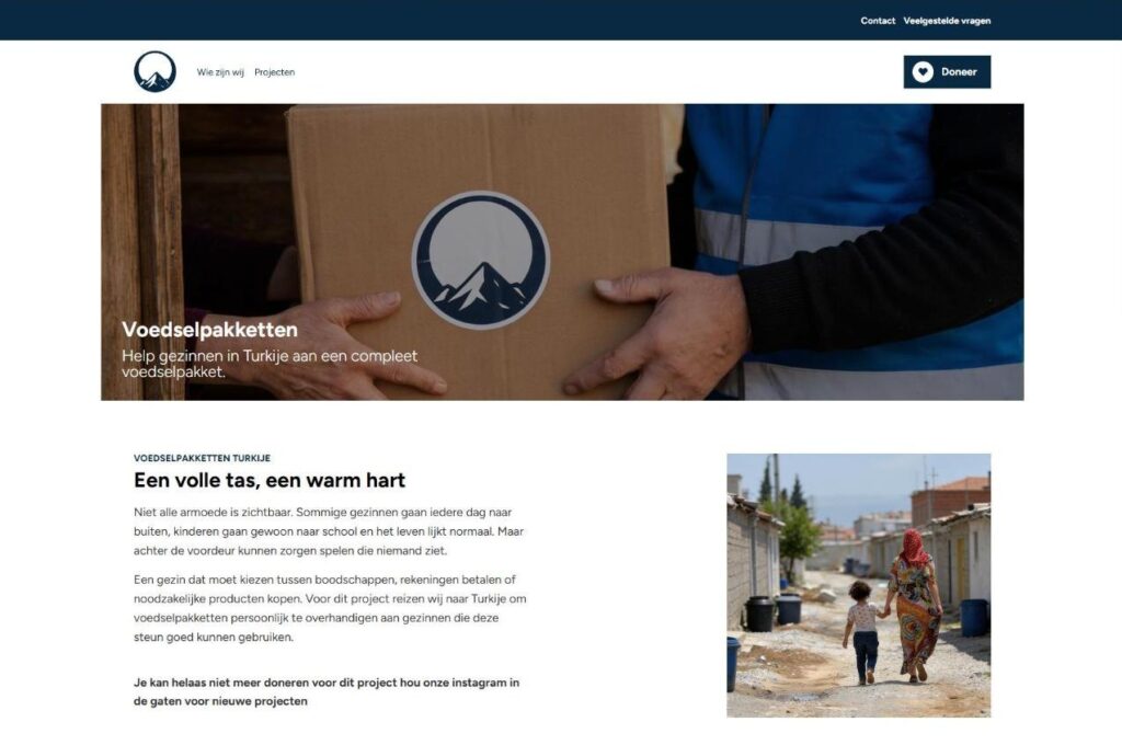 Projectpagina van Het Maanlicht
