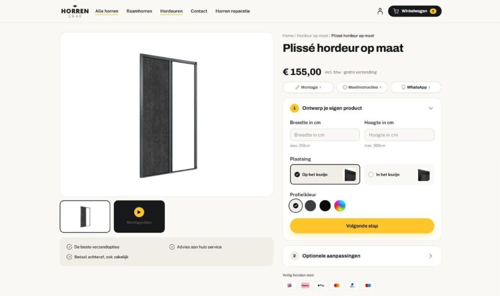 Configurator van Horrenzaak
